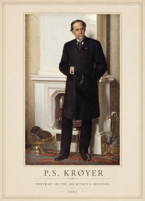 P.S. Krøyer Portrait of the Architect F. Meldalh No1 - Poster