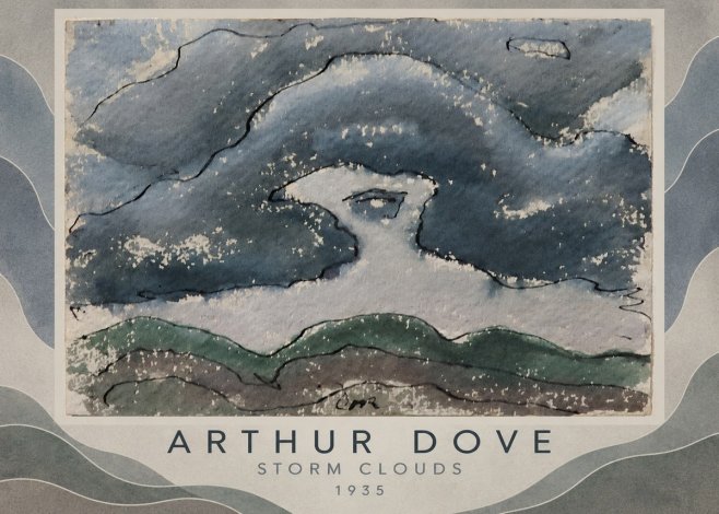 Arthur Dove Storm Clouds No1 - Poster