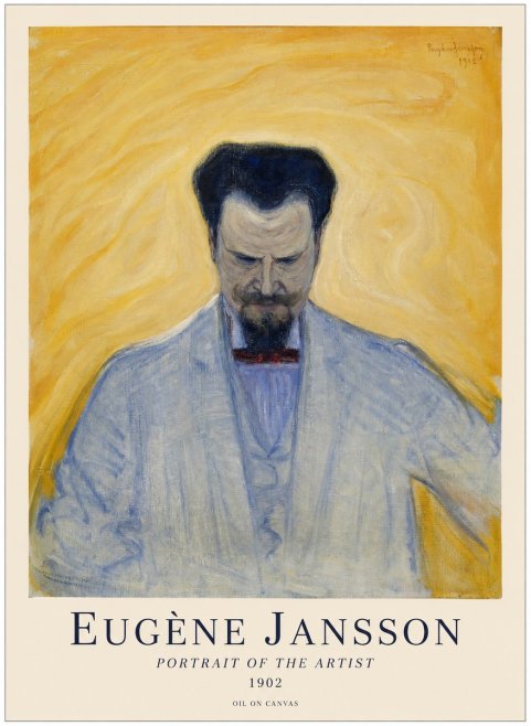 Eugène Jansson Portrait of the Artist II No1 - Poster
