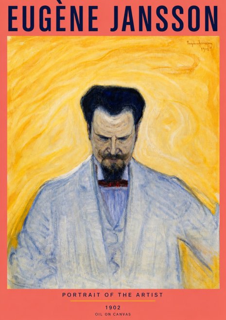 Eugène Jansson Portrait of the Artist II No3 - Poster