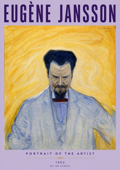Eugène Jansson Portrait of the Artist II No4 - Poster
