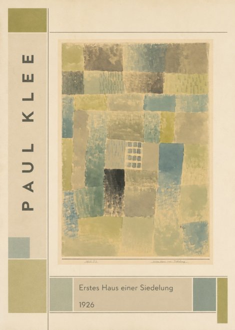 Paul Klee Erstes Haus Einer Siedelung No2 - Poster