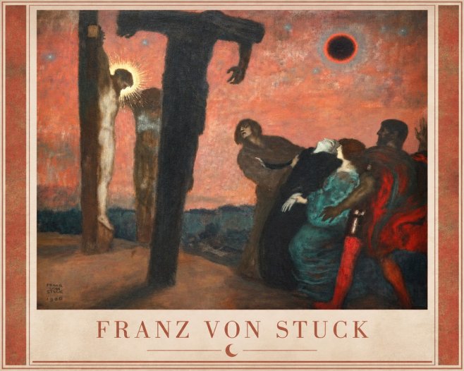 Franz von Stuck Crucifixion No2 - Poster