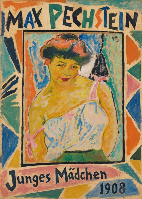 Max Pechstein Junges Mädchen No2 - Poster