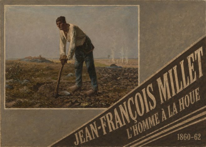Jean-François Millet L'homme À La Houe No5 - Poster