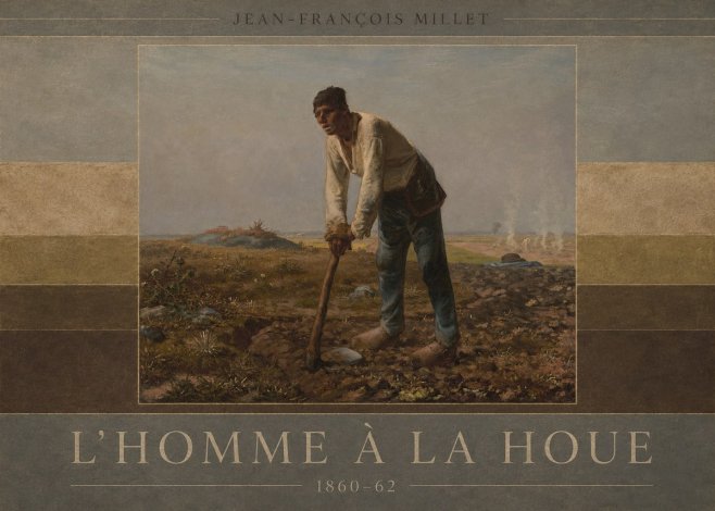 Jean-François Millet L'homme À La Houe No6 - Poster