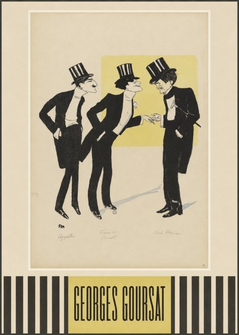 Georges Goursat Capiello, Fraxin De Crouset, Poul Hervieu No4 - Poster