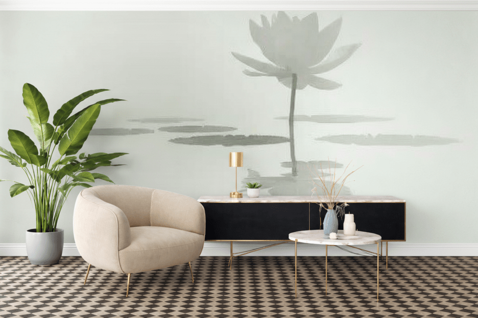 Mist Wrapped Lotus