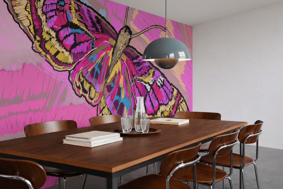 Frosted Butterfly Canvas