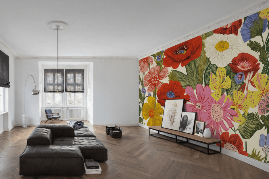 Vibrant Floral Tapestry