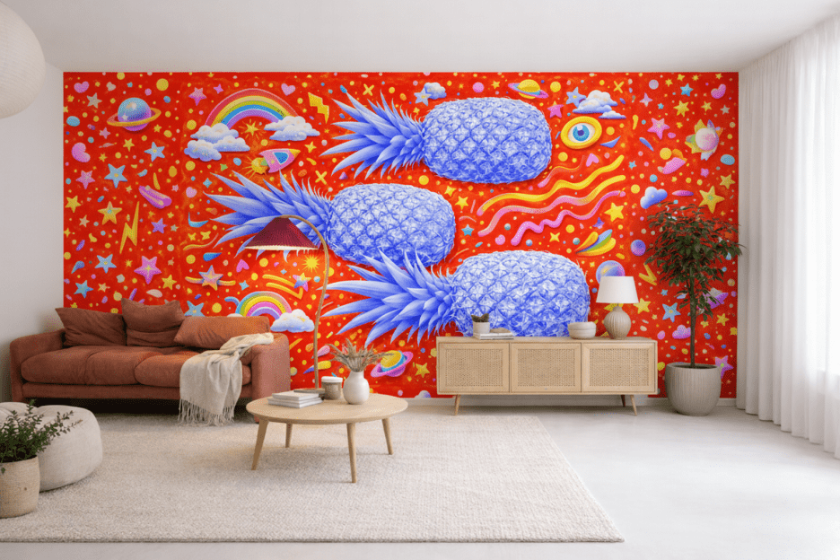 Tropical Pineapple Whimsy