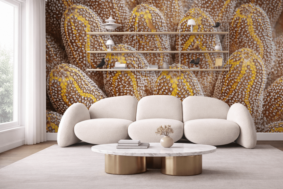 Coral Texture Mural