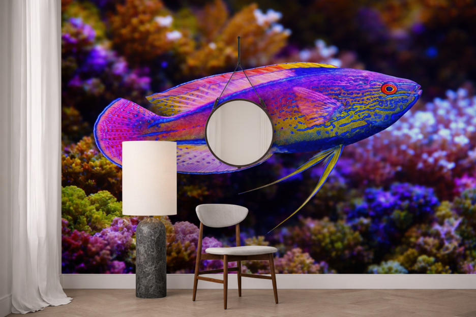 Iridescent Marine Mural