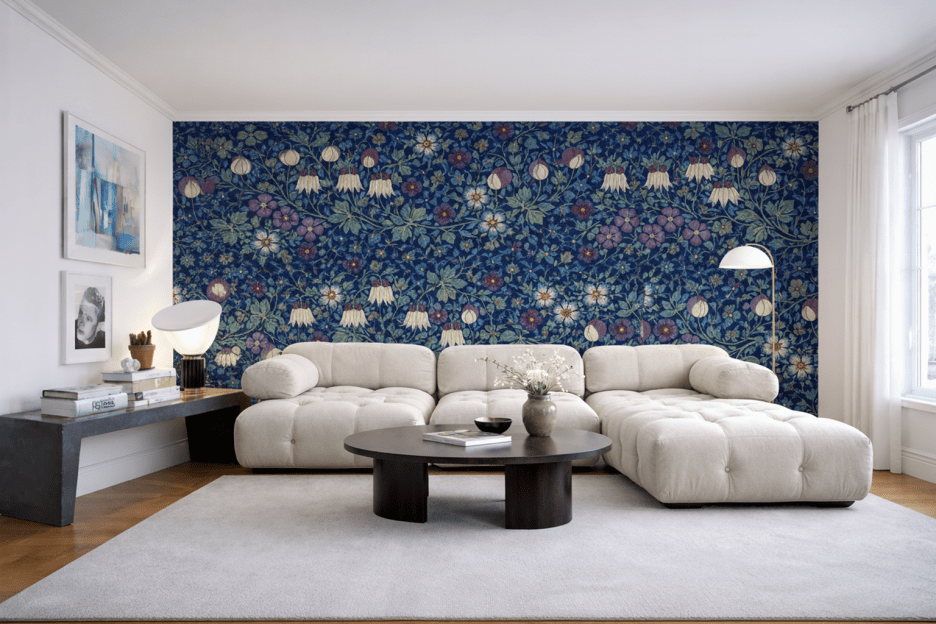 Lunar Blossom Tapestry
