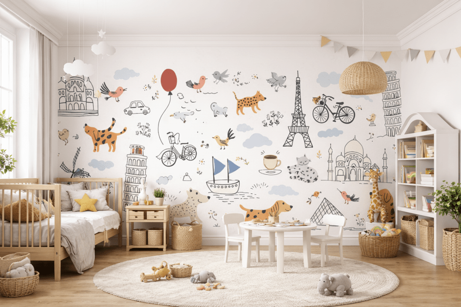 Cartoonish Cityscape