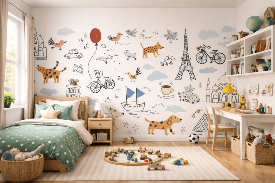 Cartoonish Cityscape