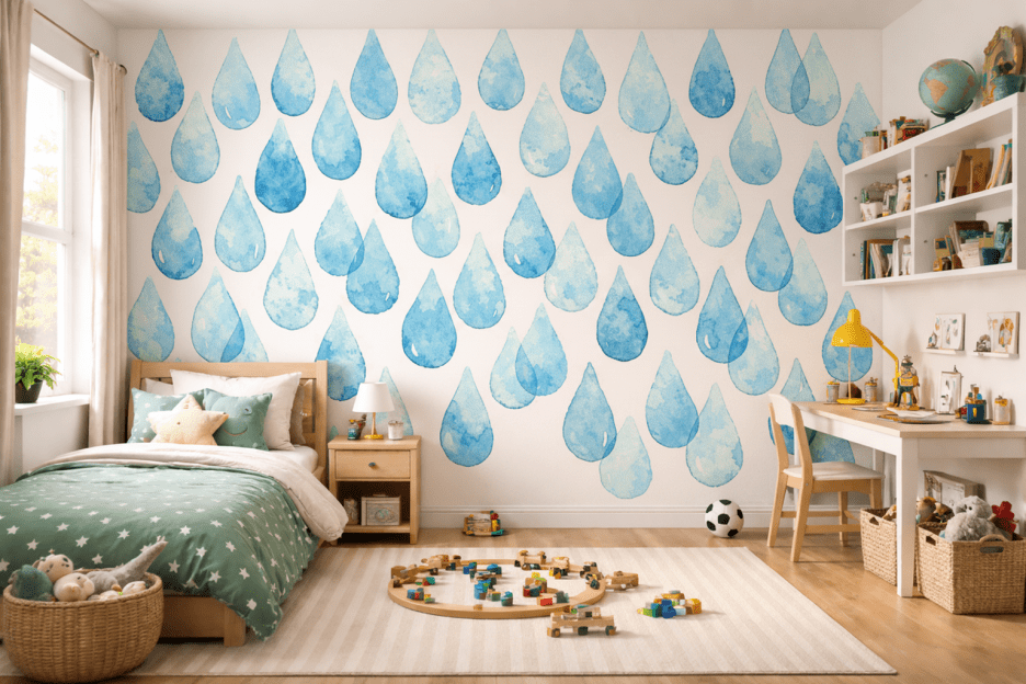 Indigo Raindrops