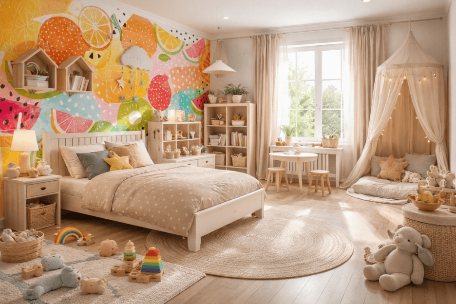 Zesty Mosaic Mural