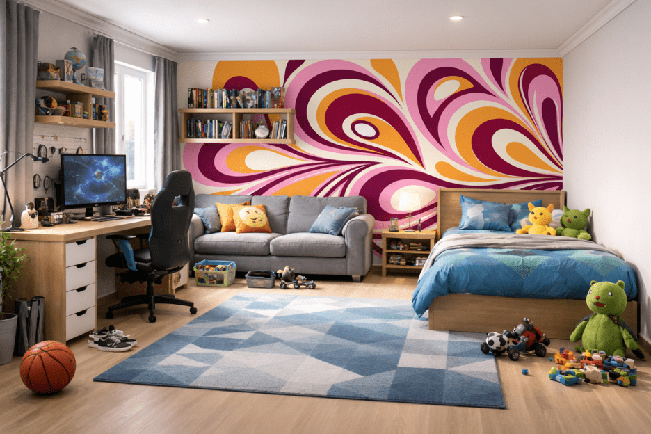 Psychedelic Tundra Swirls