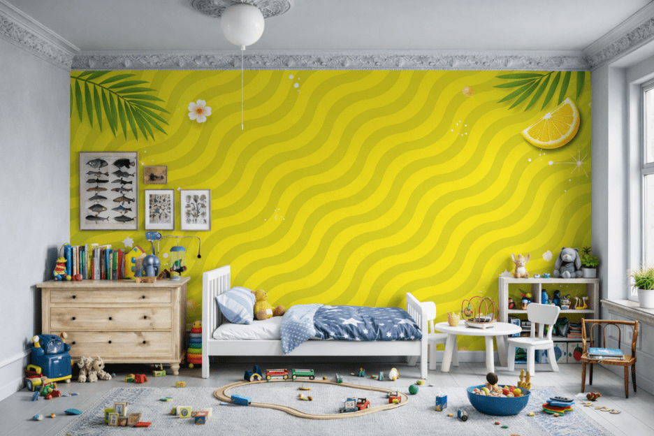 Luminous Citrus Wave