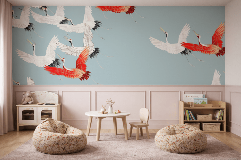 Crimson Crane Flight