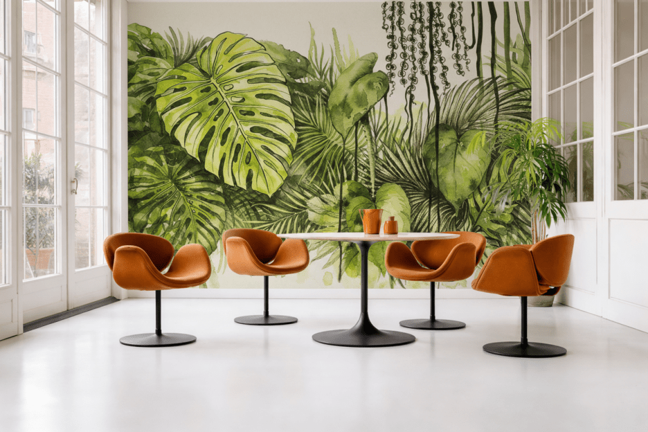 Verdant Porcelain Tangle