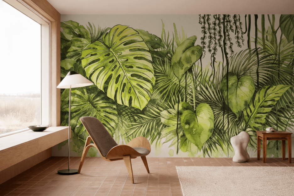 Verdant Porcelain Tangle