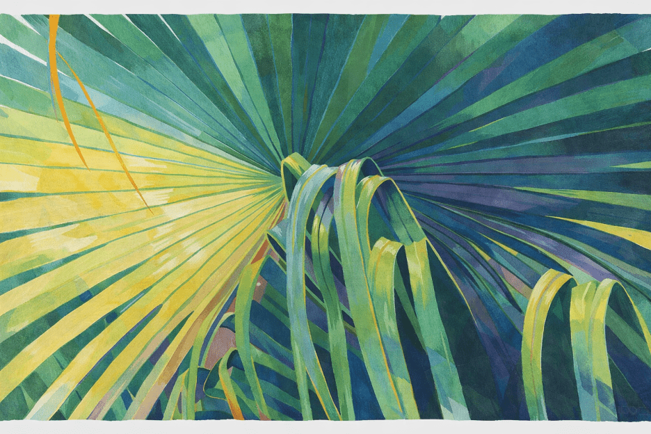 Emerald Fan Leaf