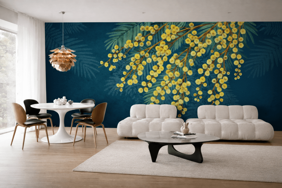 Golden Mimosa Fronds