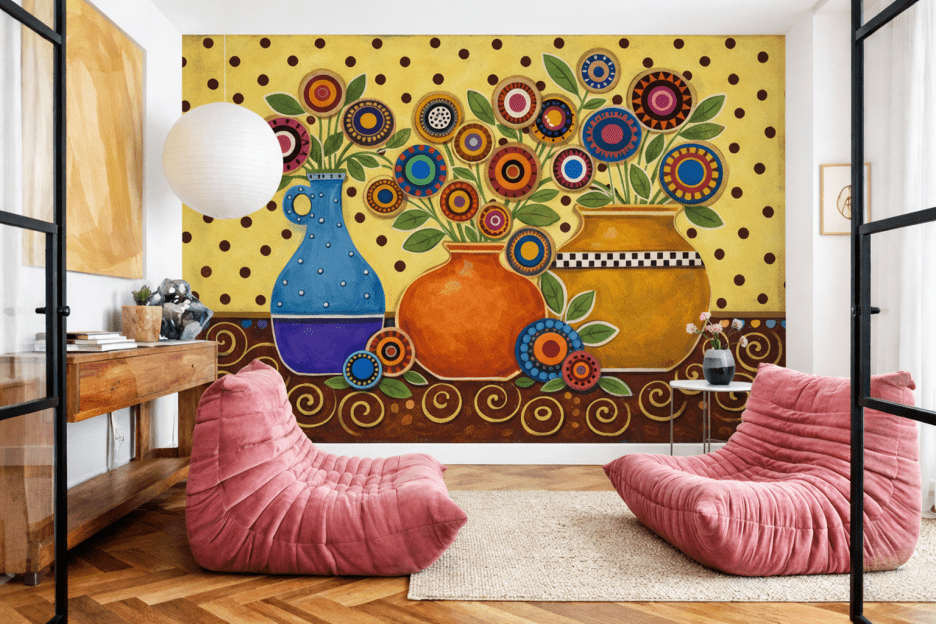 Vibrant Ceramic Flora