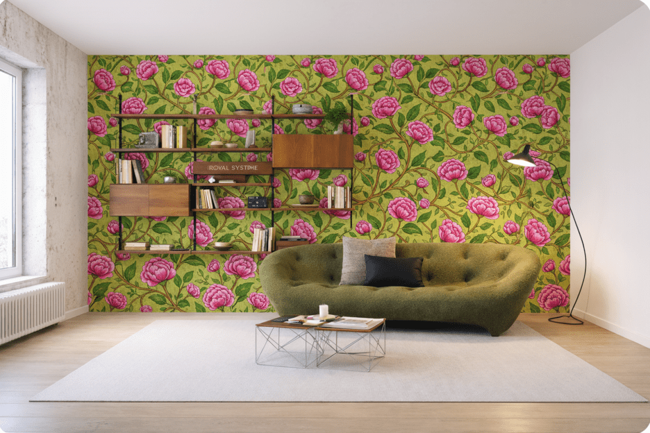 Rosy Lattice Garden