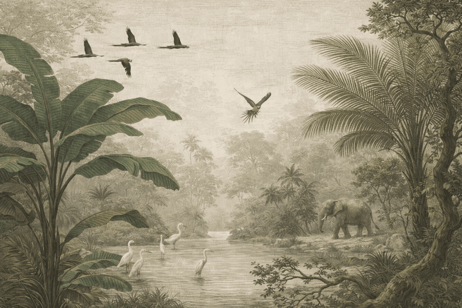 Saffron Jungle Reverie