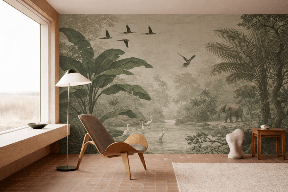 Saffron Jungle Reverie