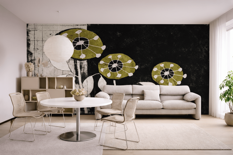 Charming Flora Silhouette