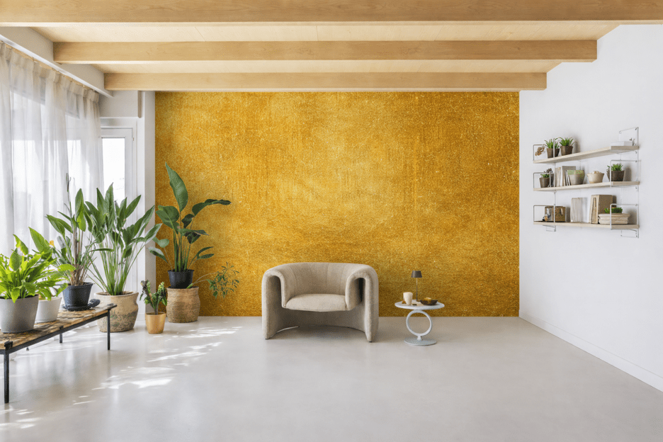 Silken Gilded Canvas