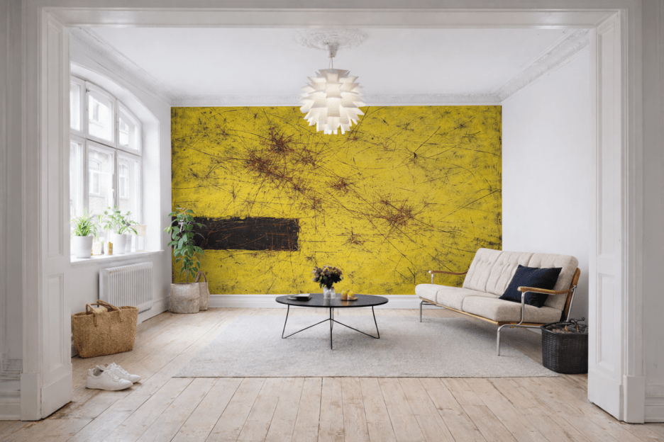 Flecked Saffron Canvas