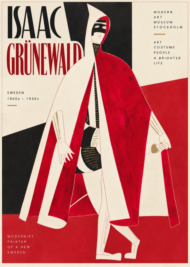 Isaac Grünewald Costume Design I No5 - Poster
