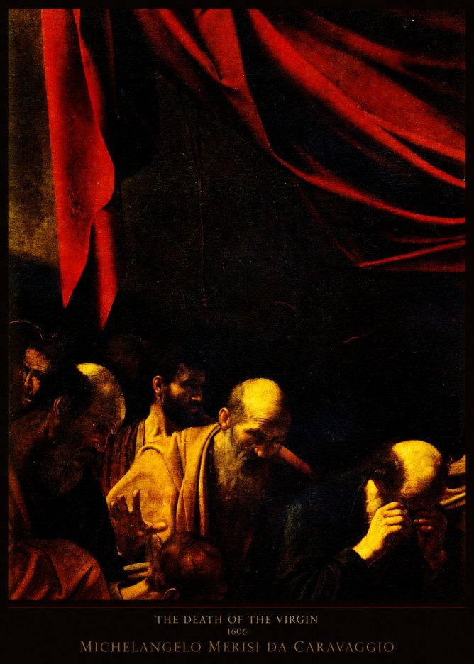 Michelangelo Merisi da Caravaggio The Death of the Virgin I No5 - Poster