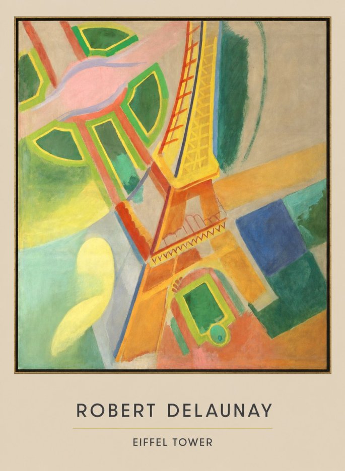 Robert Delaunay Eiffel Tower No6 - Poster