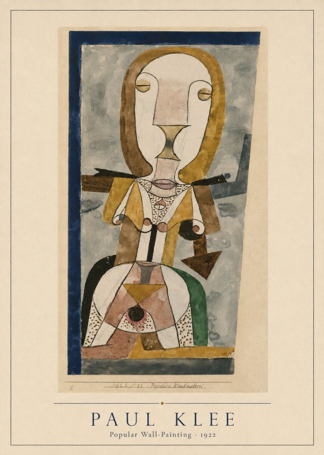 Paul Klee Popular Wall-painting No3 - Poster