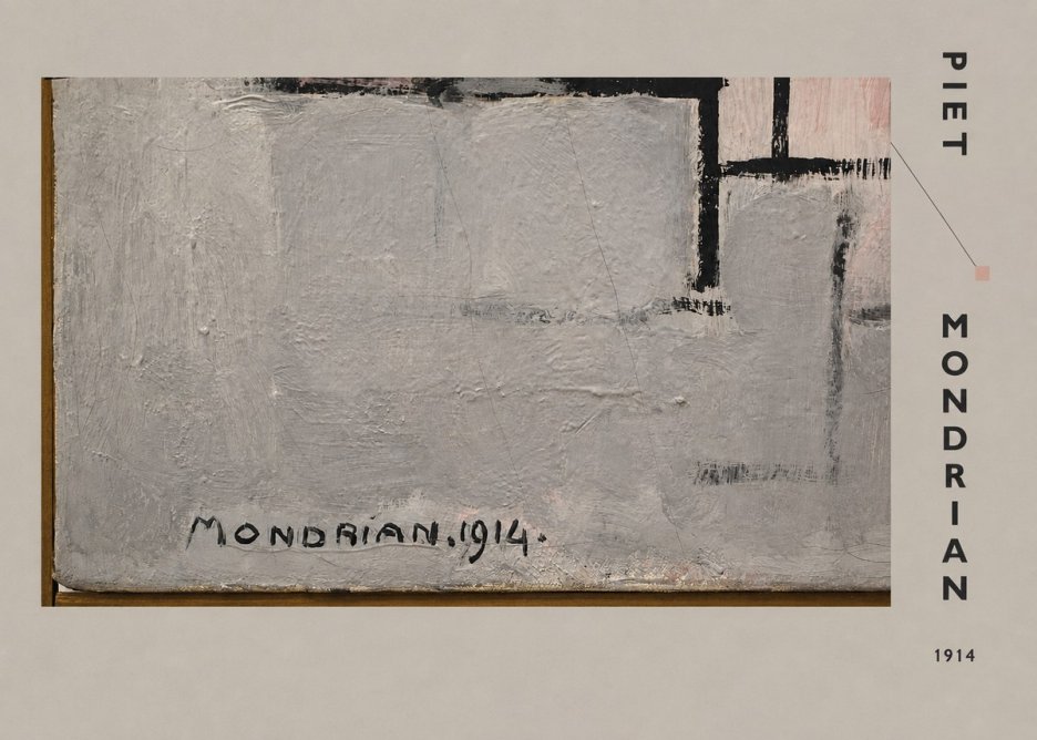Piet Mondrian Composition 1914 No4 - Poster