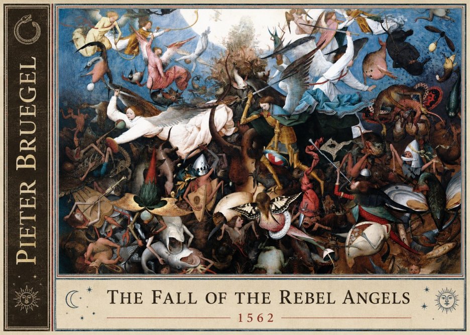 Pieter Bruegel The Fall of the Rebel Angels I No2 - Poster
