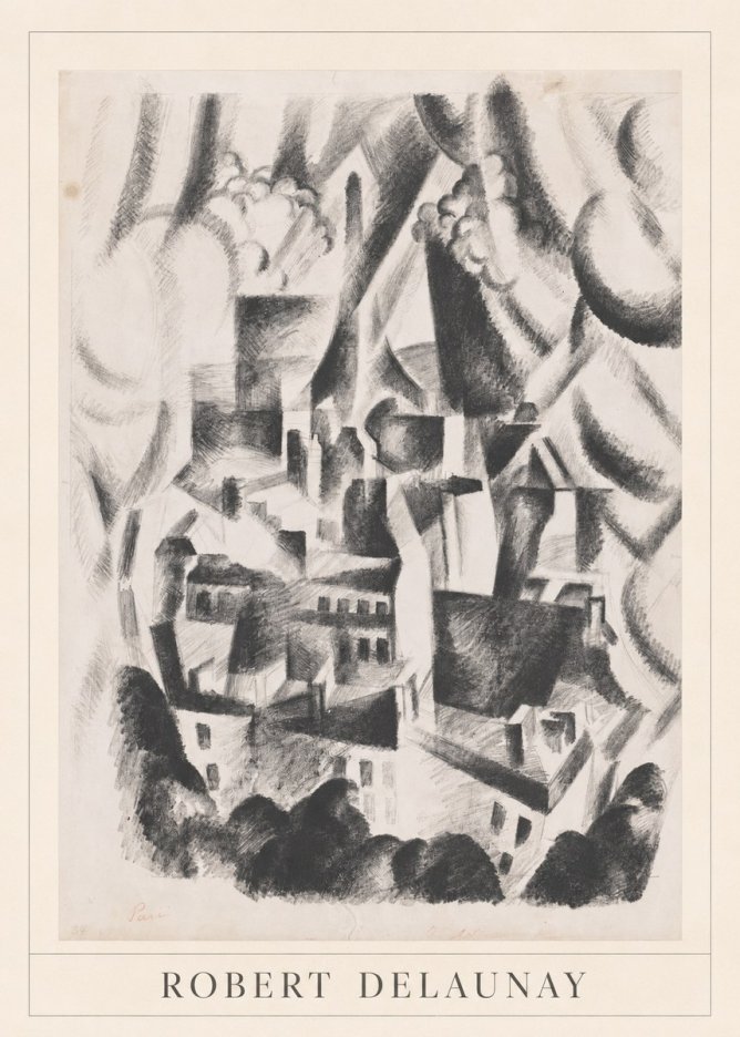 Robert Delaunay Vue Sur La Ville No3 - Poster