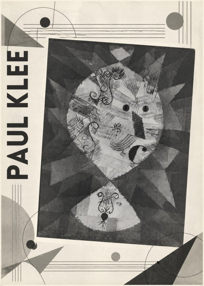 Paul Klee Der O Vom Hohen C No5 - Poster