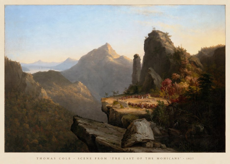 Thomas Cole Scene from 'the Last of the Mohicans' No5 - Poster