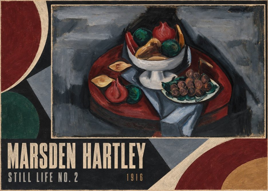 Marsden Hartley Still Life No. 2 No4 - Poster