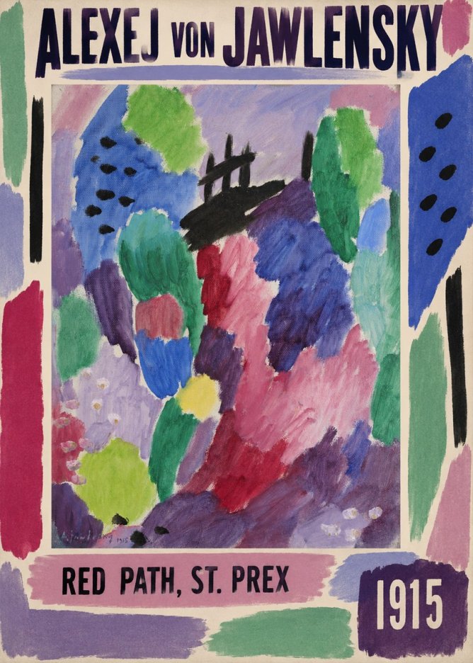 Alexej von Jawlensky Red Path, St. Prex I No2 - Poster