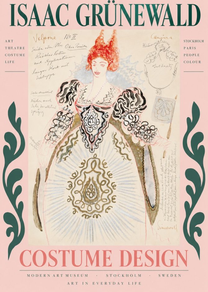 Isaac Grünewald Volpone No Ii No3 - Poster