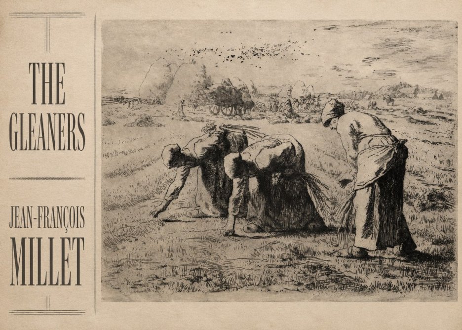 Jean-François Millet The Gleaners No2 - Poster