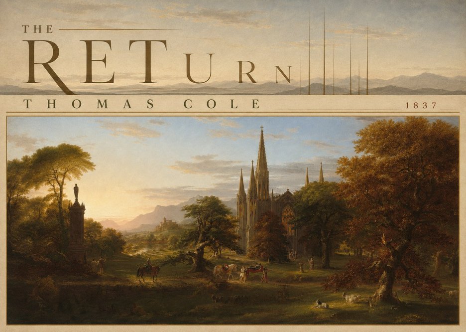 Thomas Cole The Return I No5 - Poster